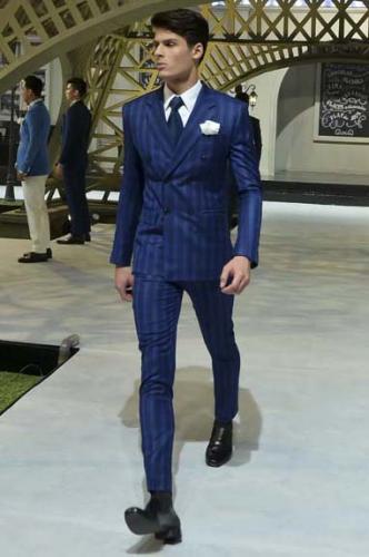 Jas Double Breast Biru